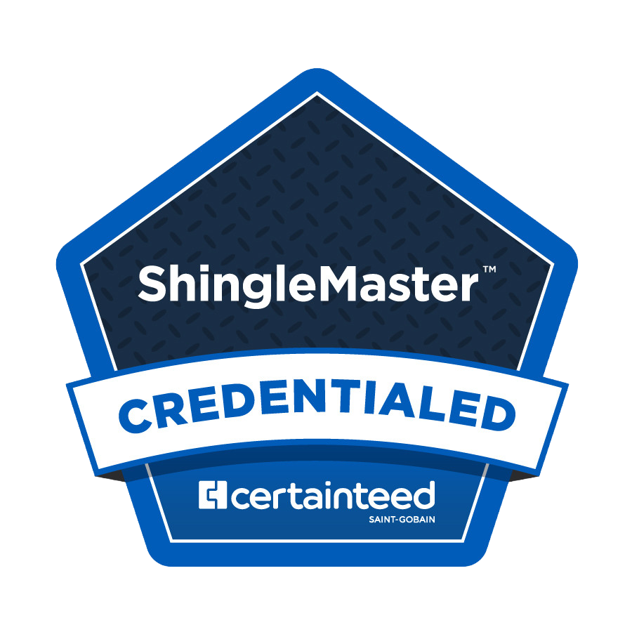 CertainTeed ShingleMaster™ certified contractor badge